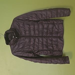 Black down puffy jacket